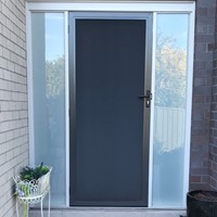 Seconline LOW-VIS French Hinged Security Screen Doors