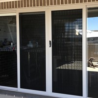 Centre Opening Sliding PERFGUARD Security Screen Doors