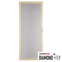 Seconline Diamond + Fly Hinged Screen Door