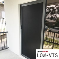 Seconline LOW-VIS Sliding Security Screen Door